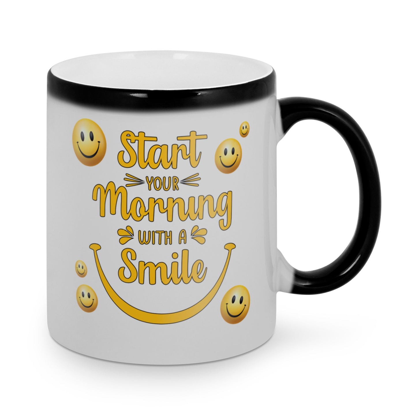 Farbwechseltasse mit Magic-Thermo-Effekt mit Wunschmotive