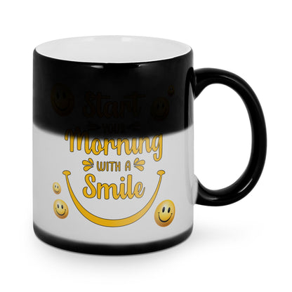 Farbwechseltasse mit Magic-Thermo-Effekt mit Wunschmotive