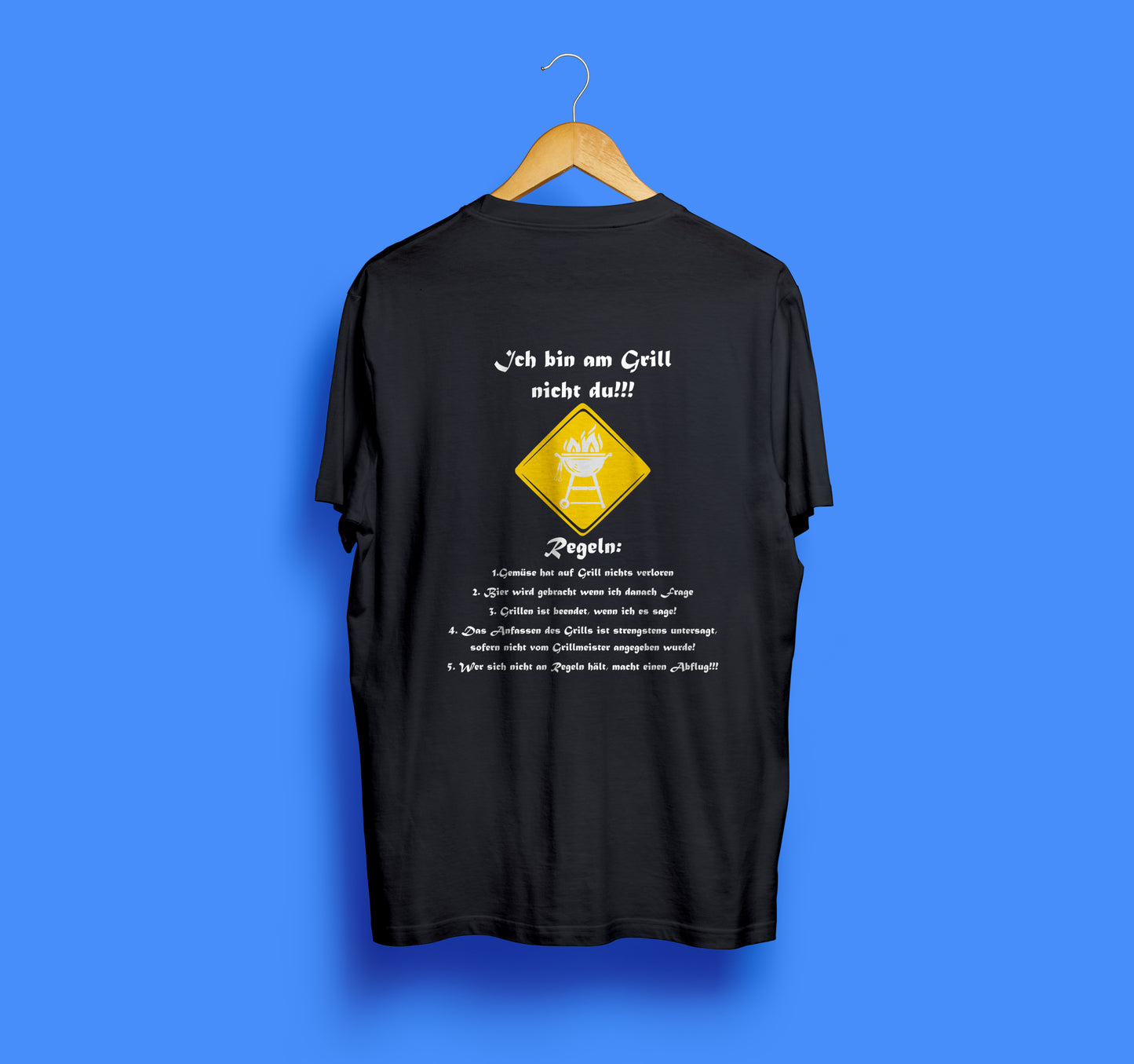 T-Shirt „Grillmeister - Ich bin am Grill, nicht du“