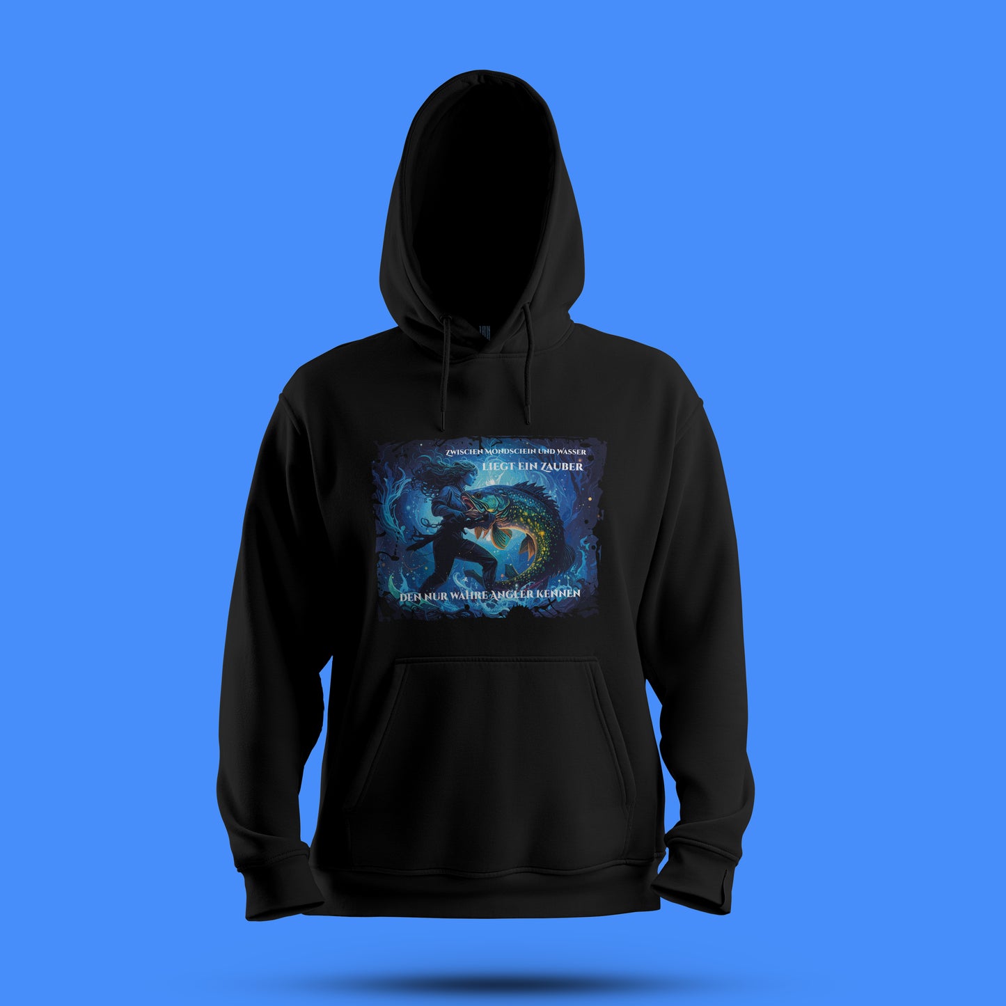 Hoodie „Magisches Angler – Mystisches Design“