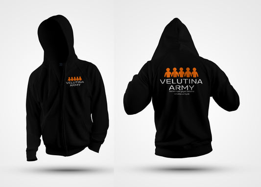 Velutina Army Zipp-Jacke